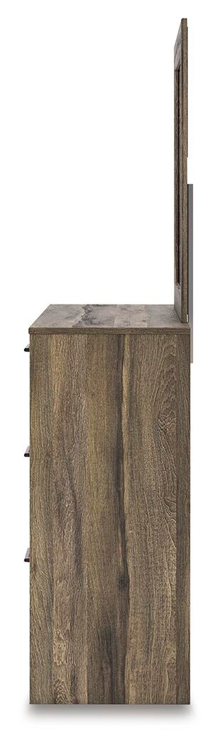 Elbrim Full Panel Storage Bed, Dresser, Mirror and 2 Nightstands (PCB2005-SI) - Image 7
