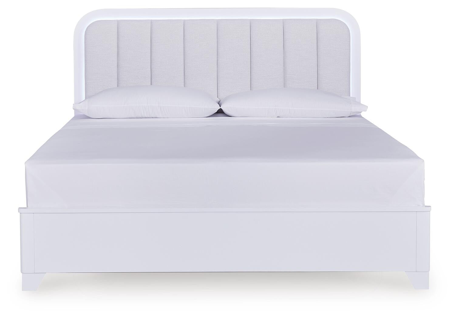 Jarlee King Panel Bed, Dresser, Mirror and Nightstand (PCB392-SI) - Image 3
