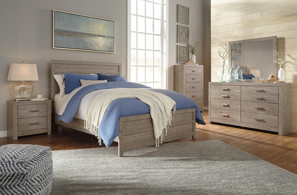 Culverbach Panel Bed, Dresser and Chest - Gray  (B070-SI) - Image 16