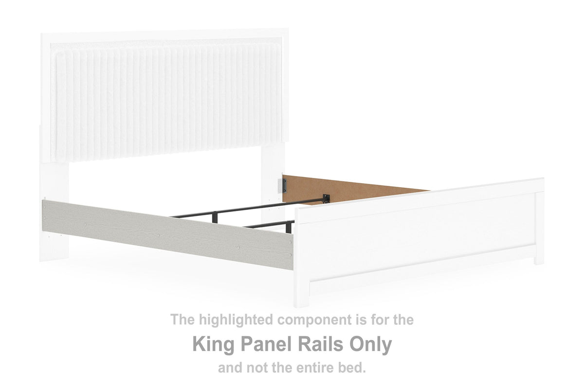 Zuraleus King/California King Upholstered Headboard/Footboard/Roll Slats (PCB3381-SI) - Image 44