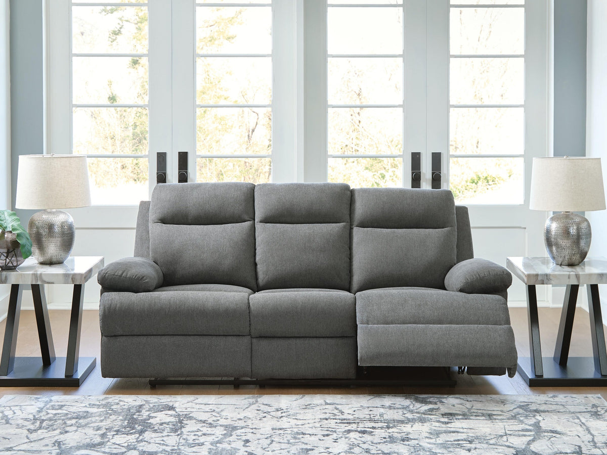 Side-Swipe Reclining Sofa with Drop Down Table (PC91406-SI) - Image 2