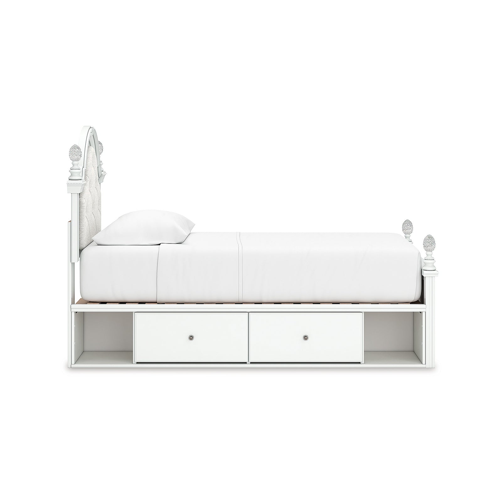 Kozlani Twin Upholstered Panel Storage Bed (PCB1819-SI) - Image 6