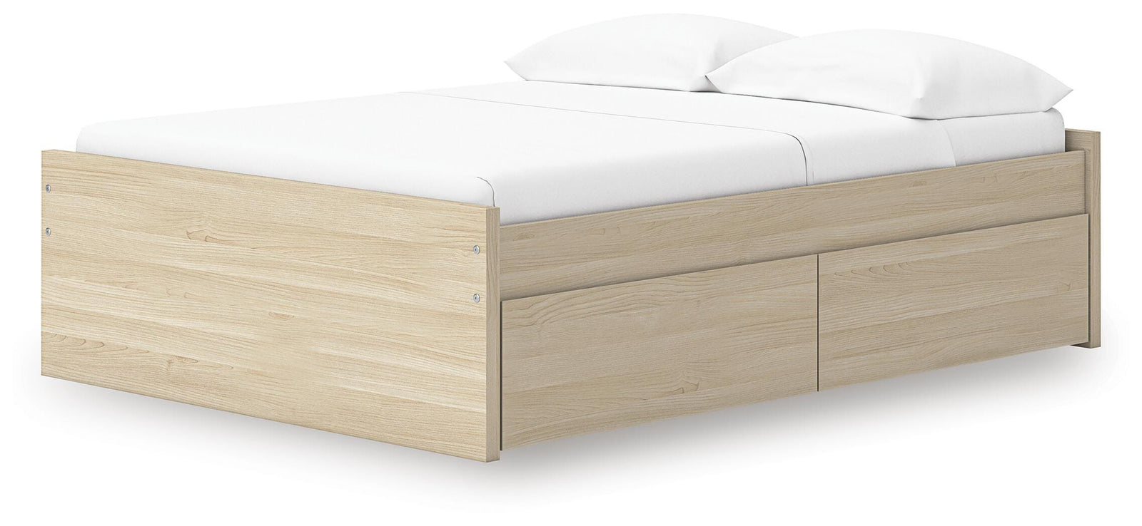 Onita Platform Bed with 2 Side Storage (Youth) - Natural  (EB9632-SI) - Image 5
