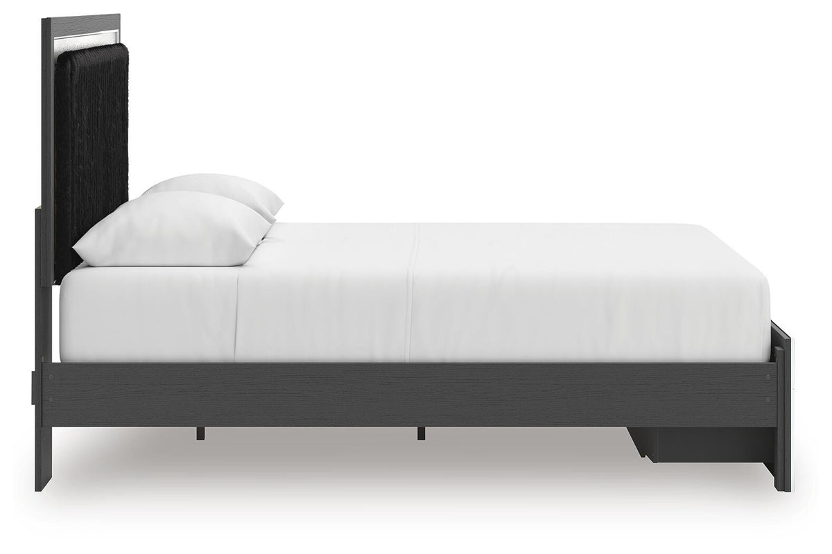 Zuraleus Queen Upholstered Panel Platform Storage Bed (PCB3380-SI) - Image 8