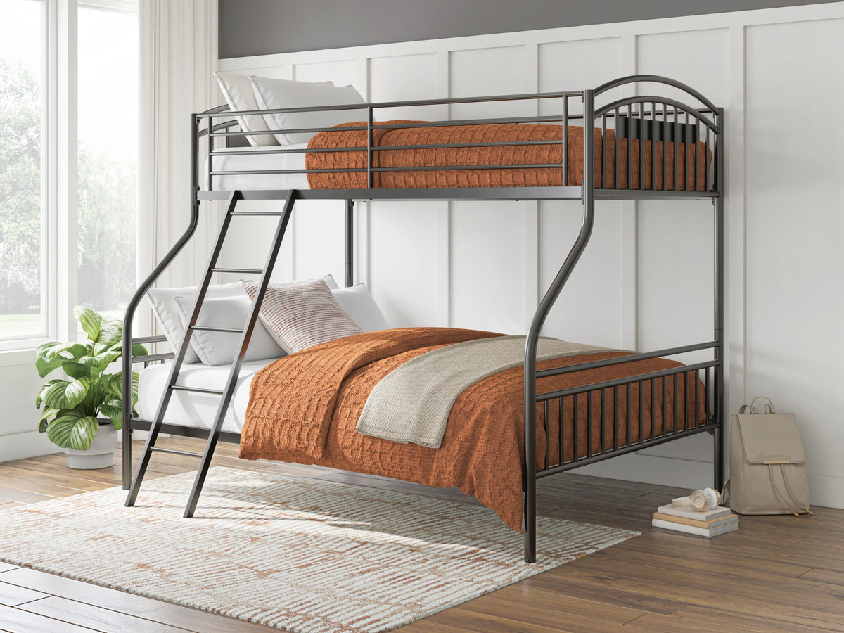 Lanceburg Twin over Full Bunk Bed with Ladder (PCB400-SI) - Image 8