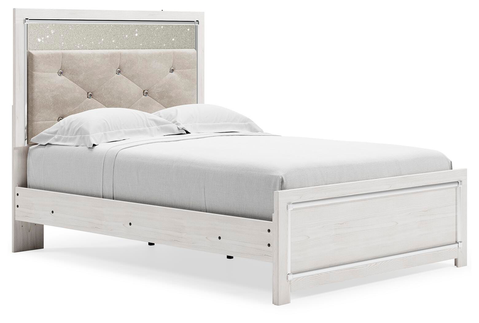 Altyra Panel Bed, Dresser, Chest and 2 Nightstands (B2640-SI) - Image 17