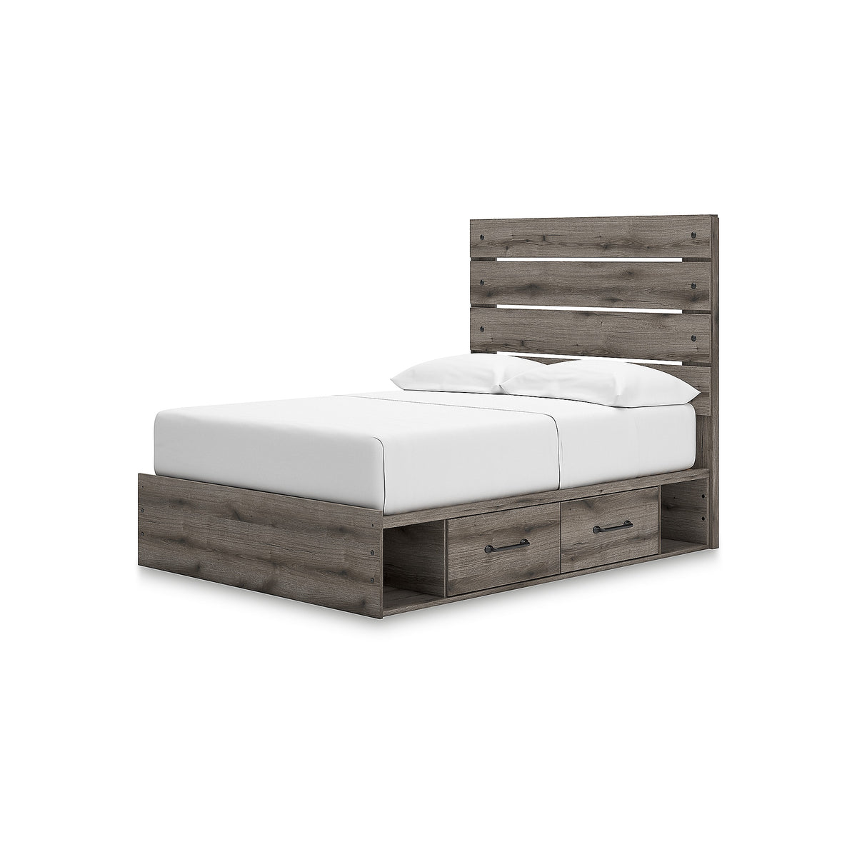 Graystorm Full Panel Bed with Storage (PCB2405-SI) - Image 4