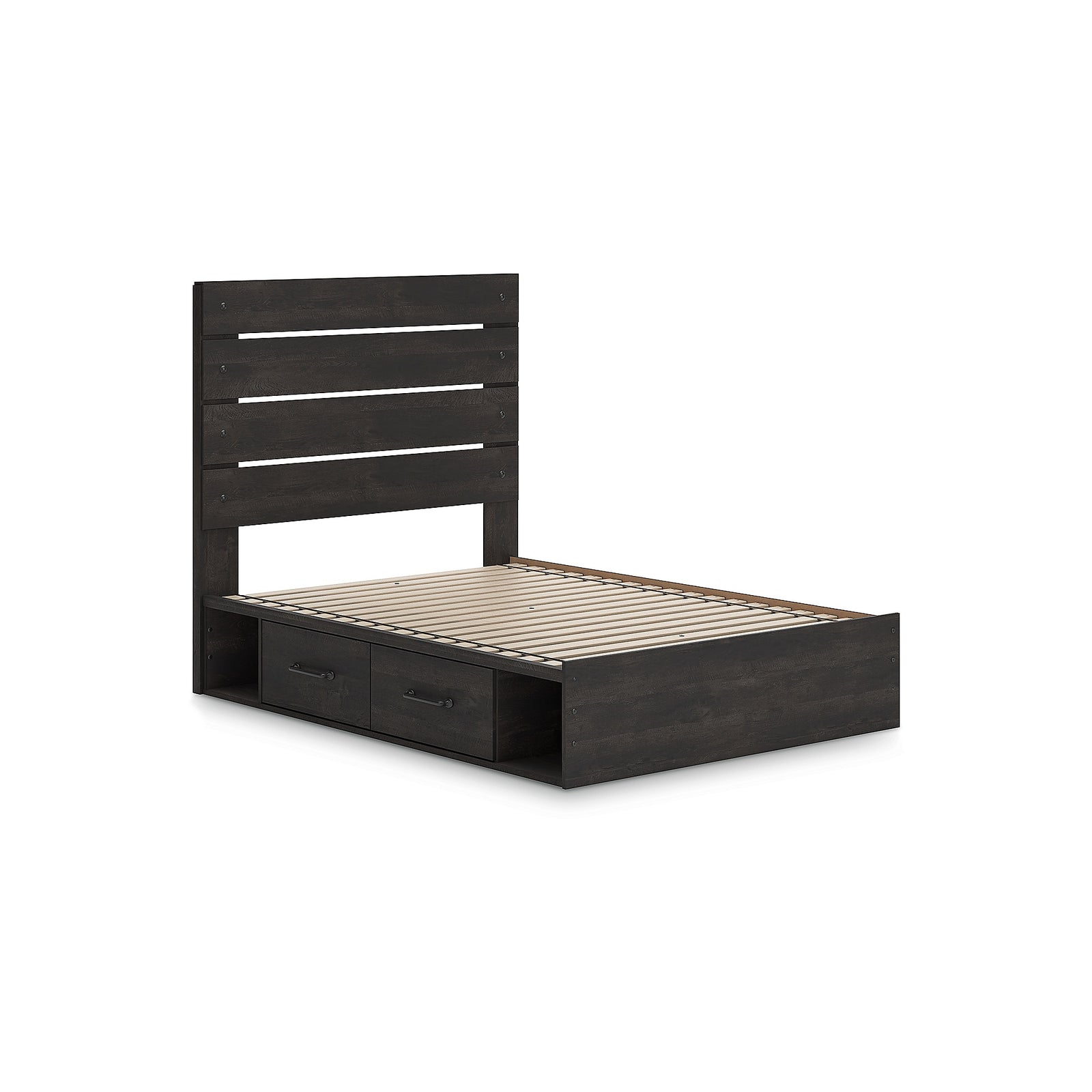 Hollivern Full Panel Bed with Storage (PCB2108-SI) - Image 3