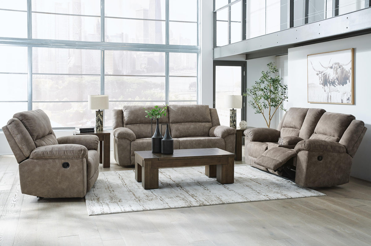 Laresview Reclining Sofa, Loveseat and Oversized Recliner (37203-SI)