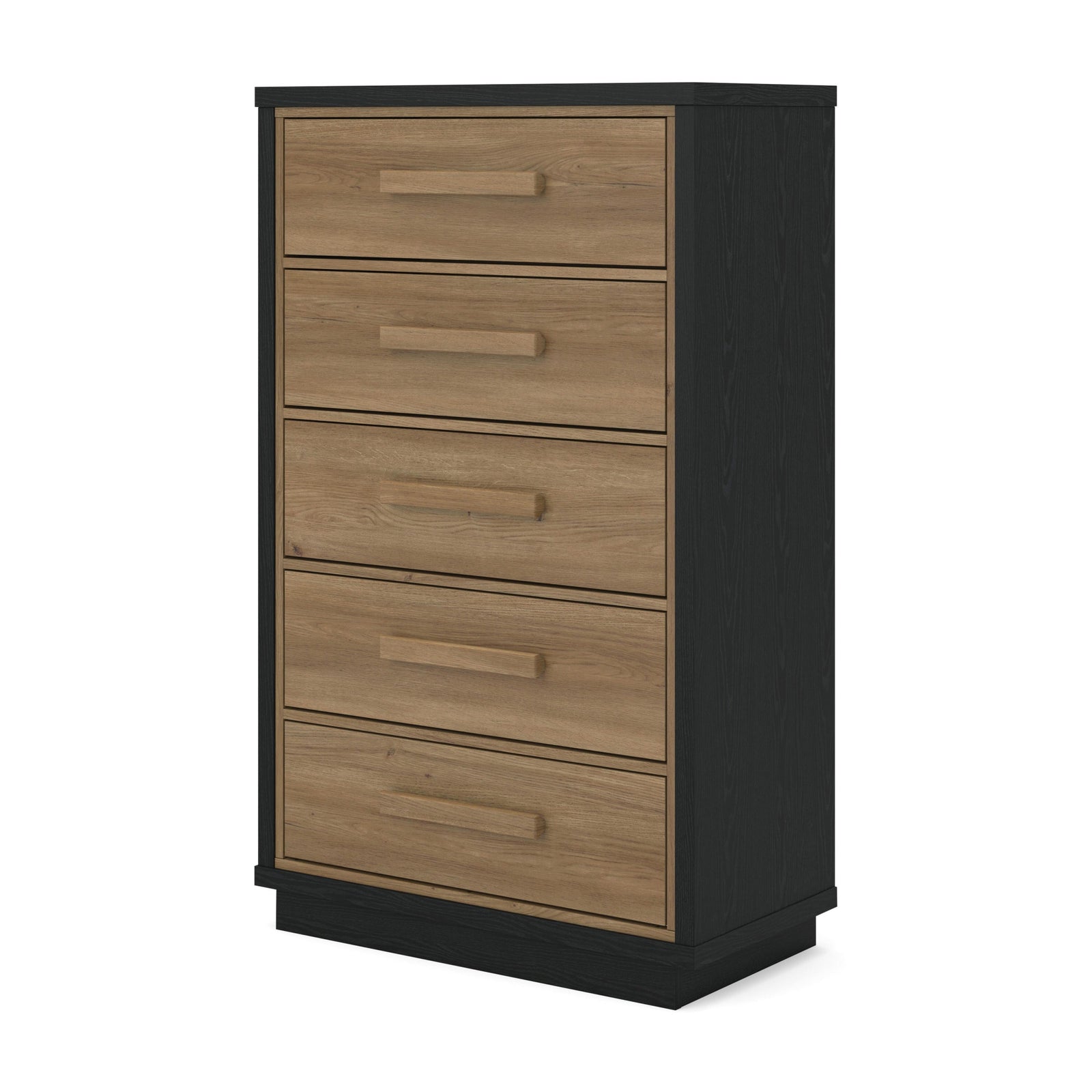 Kozmour Chest of Drawers - Black/Brown  (EB1460-SI) - Image 3