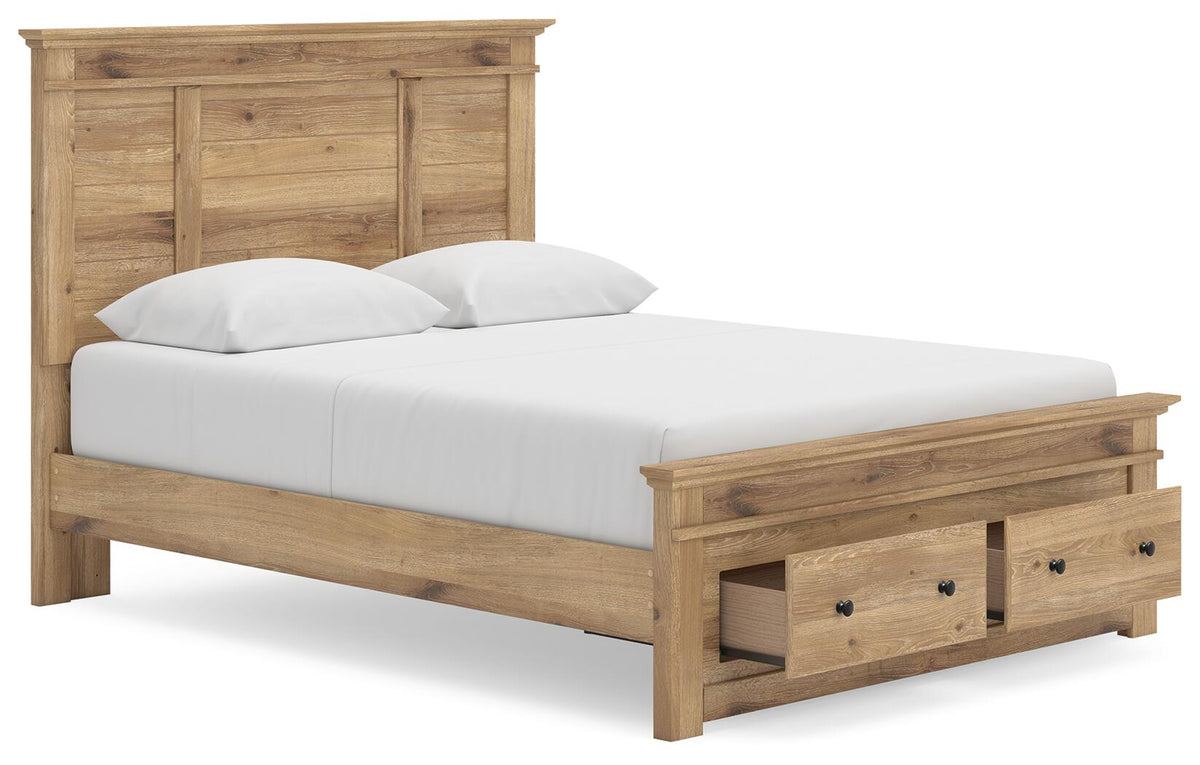 Makidern Queen Panel Storage Bed (PCB1170-SI) - Image 4