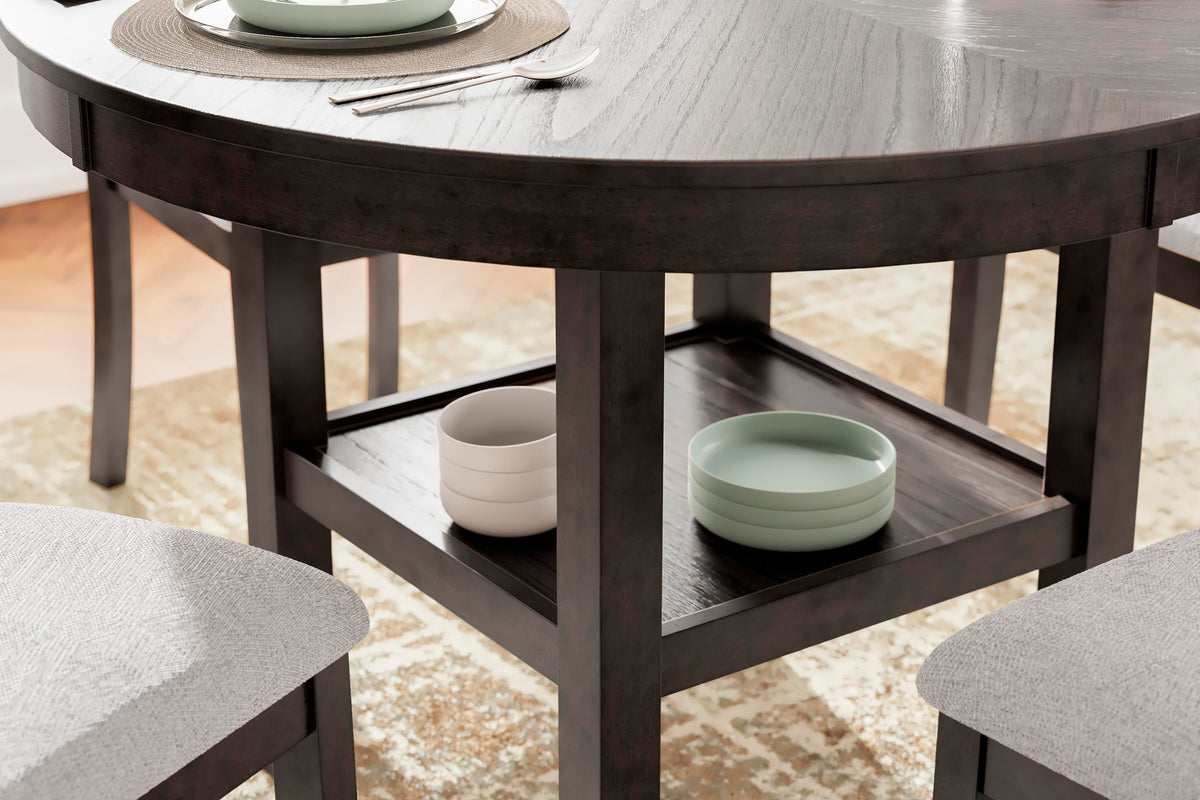 Langwest Dining Table and 4 Chairs (Set of 5) (D422-SI) - Image 4