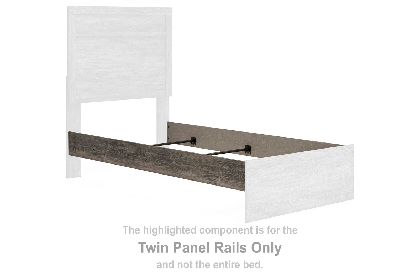 Ralinksi Panel Rails (Youth) - Gray  (B2587-SI) - Image 2