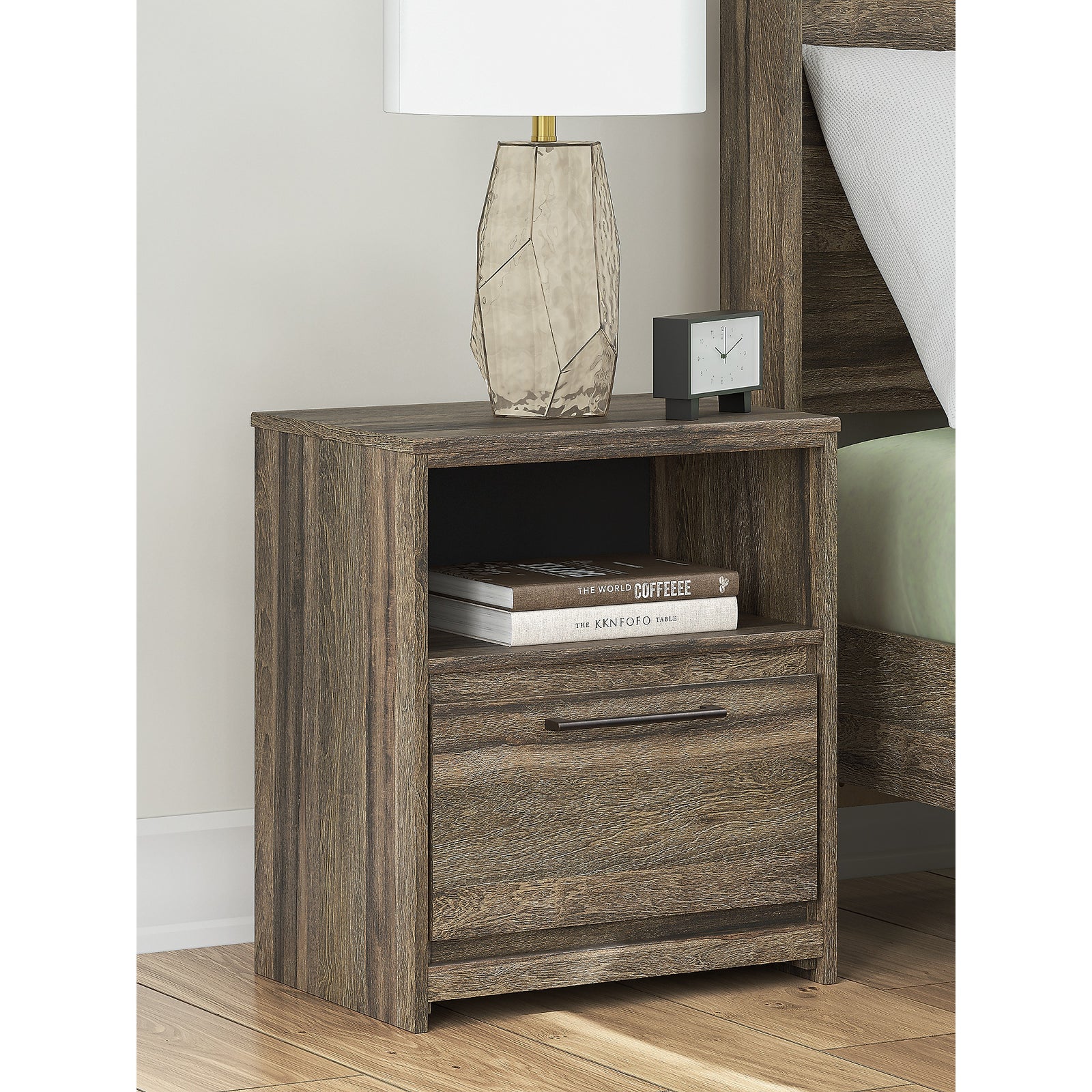 Elbrim King Panel Bed, Dresser, Mirror and Nightstand (PCB2005-SI) - Image 28