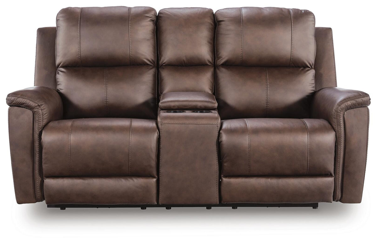 Bleckley Power Reclining Loveseat with Console (PCU12001-SI) - Image 8