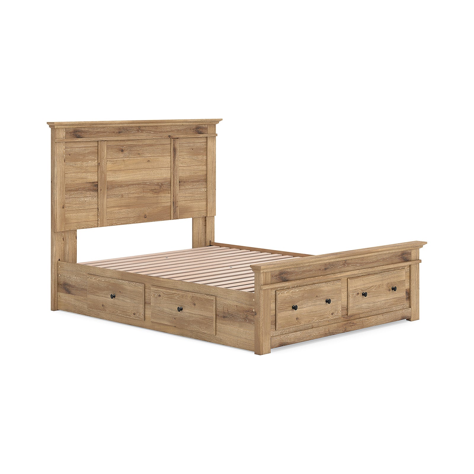 Makidern Queen Panel Storage Bed (PCB1170-SI) - Image 3