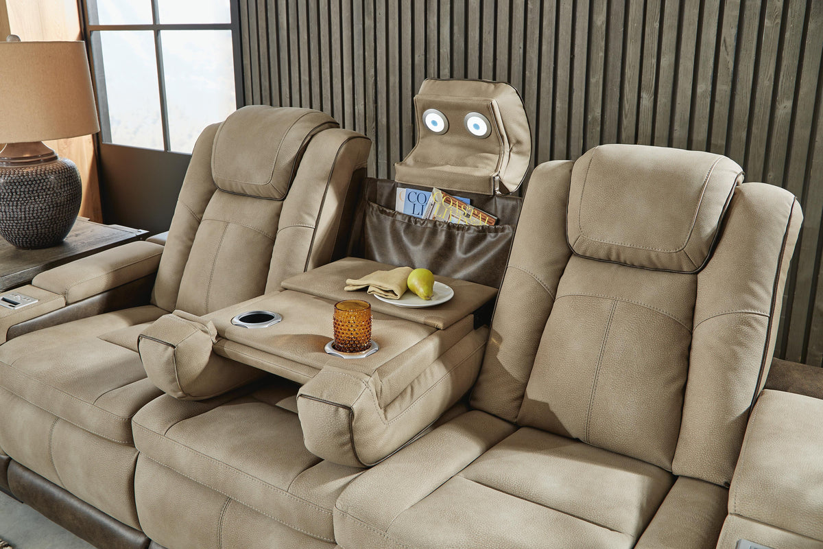 Next-Gen Durapella Power Reclining Loveseat with Console (22003-SI) - Image 25