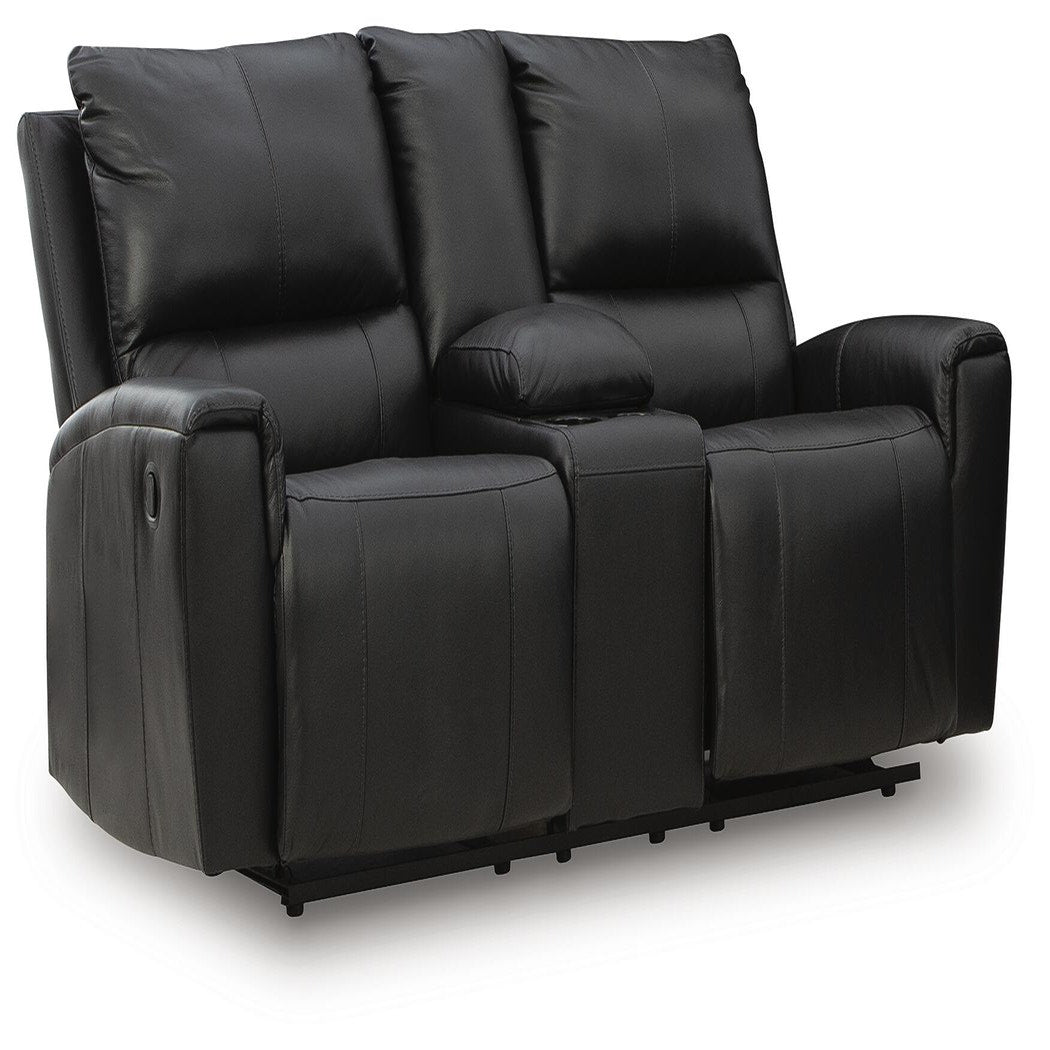 Glossmore Reclining Loveseat with Console (PCU11700-SI) - Image 3