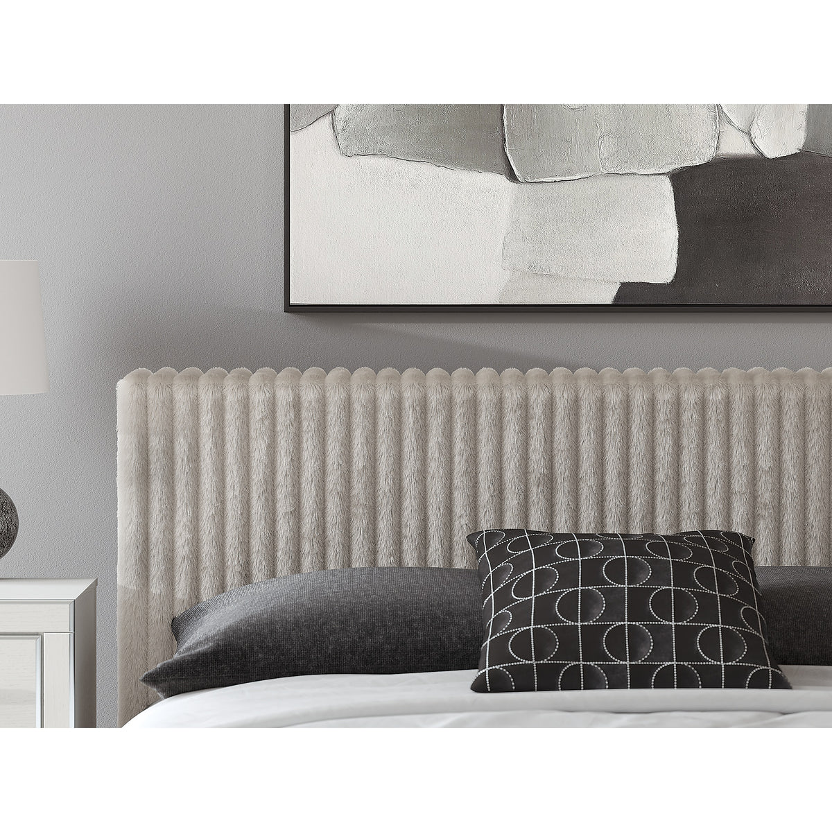 Zuraleus Queen Upholstered Bed (PCB3381-SI) - Image 9