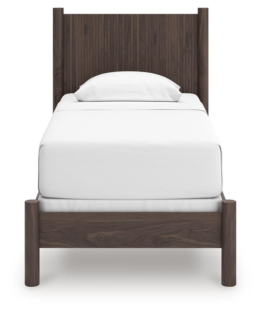 Pamytta Twin Panel Bed, Dresser and Mirror (PCB2614-SI) - Image 2