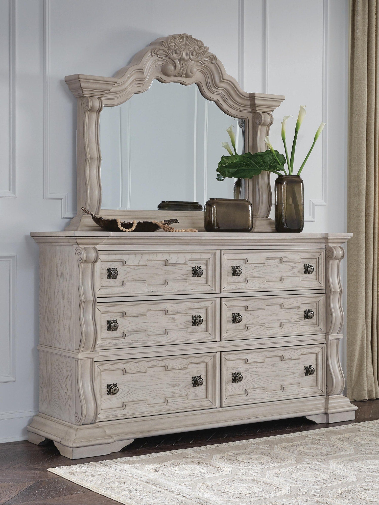 Bruchandi Dresser and Mirror (PCB948-SI) - Image 2