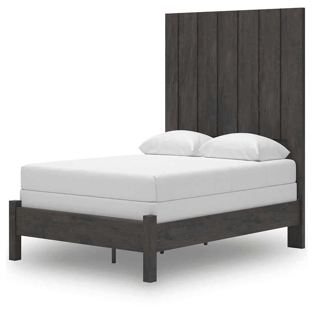 Fraluna Queen Panel Bed, Dresser and Mirror (PCB3370-SI) - Image 14