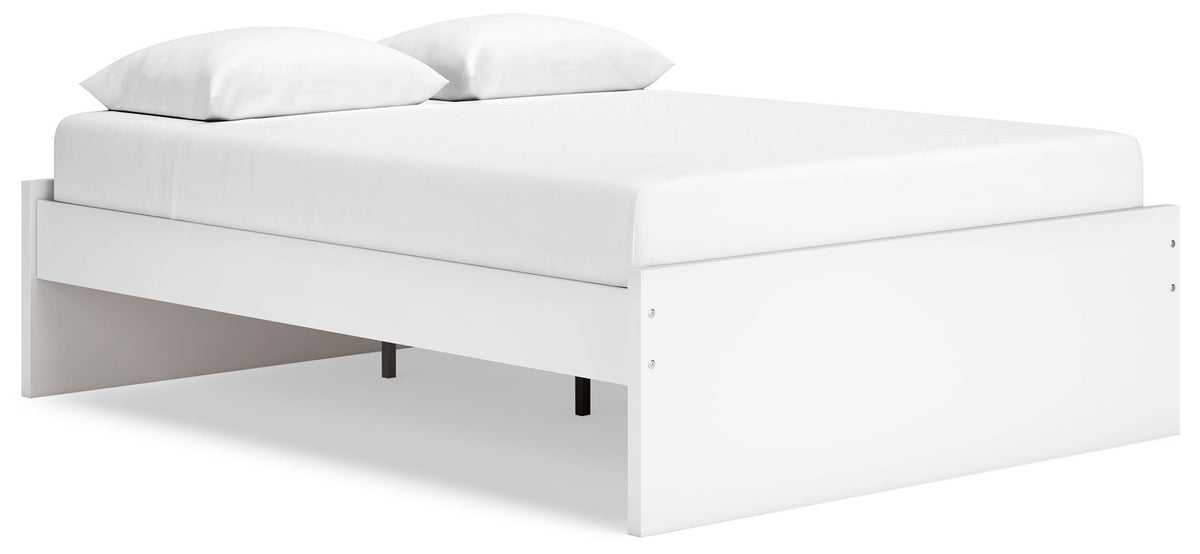 Onita Platform Bed - White  (EB9630-SI)