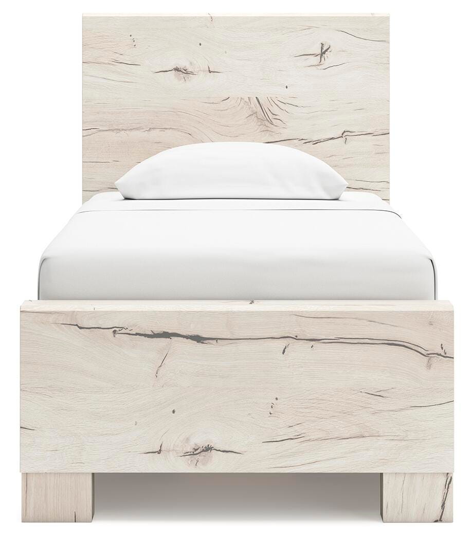 Lawroy Panel Bed with Storage, Dresser and Mirror - Light Natural  (B2310-SI) - Image 8