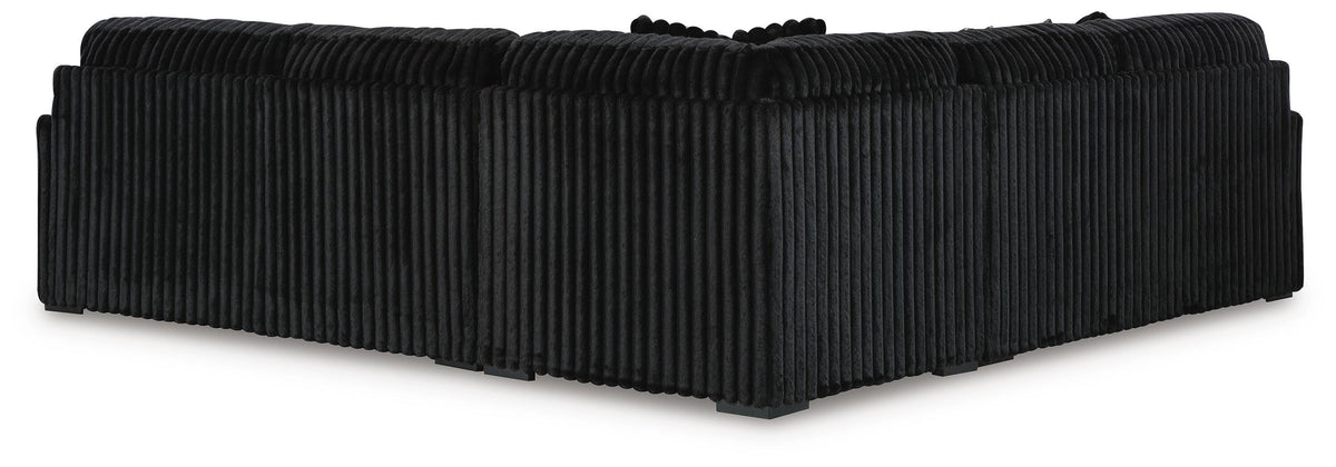 Midnight-Madness 3-Piece Sectional (98103-SI) - Image 2