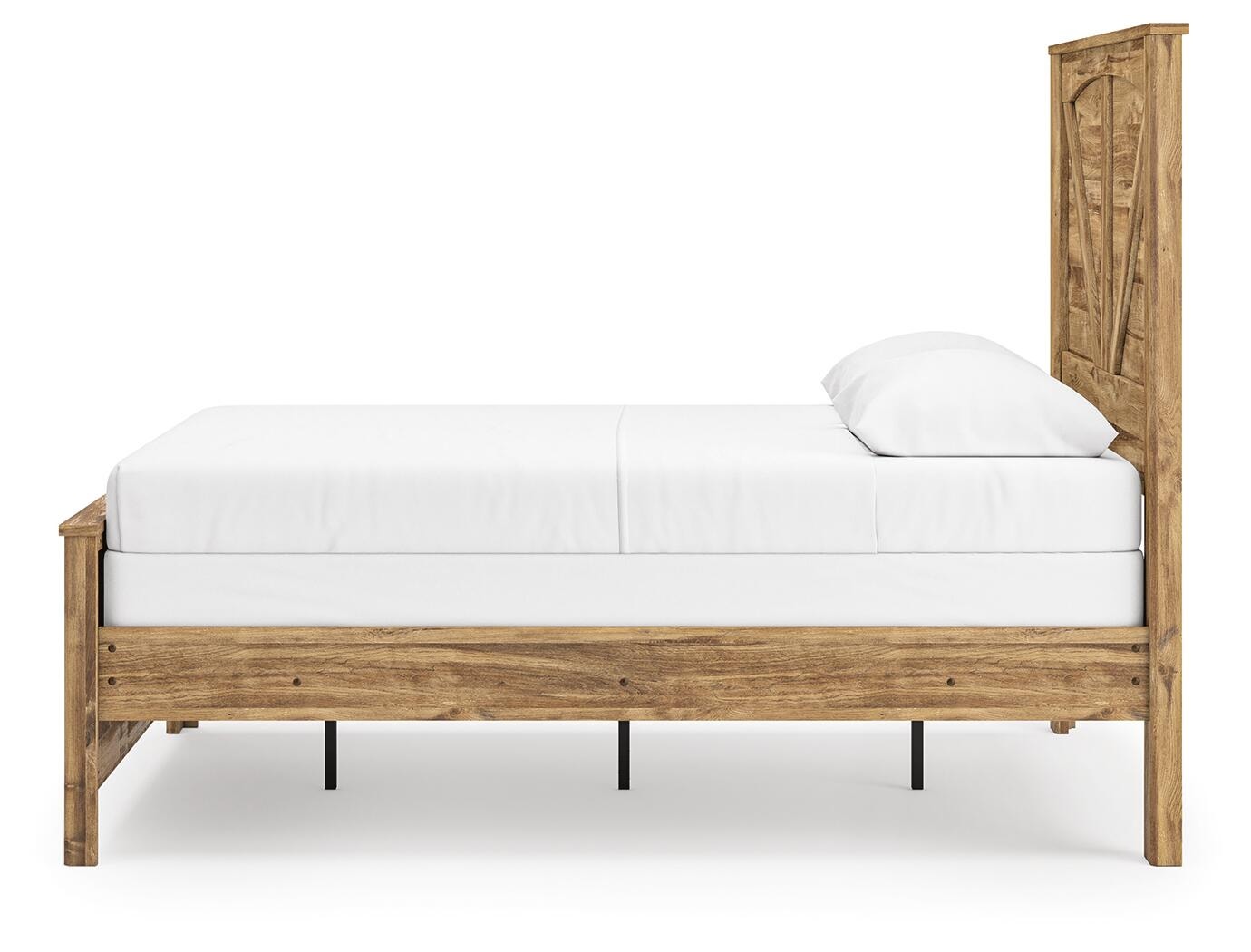 Maystonna Queen Crossbuck Panel Bed, Dresser and Mirror (PCB1580-SI) - Image 13