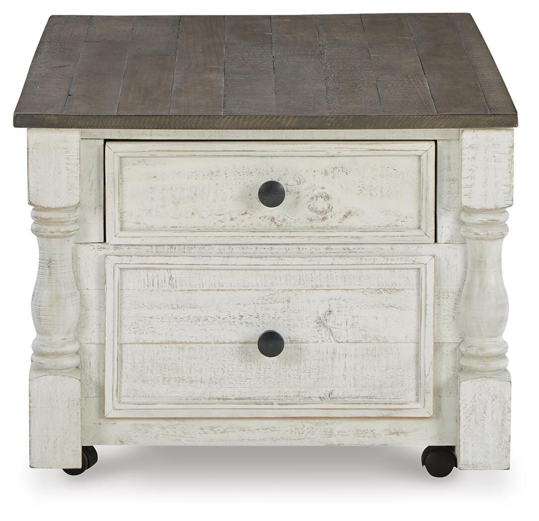 Havalance Lift-Top Coffee Table - White/Gray  (T994-SI) - Image 4