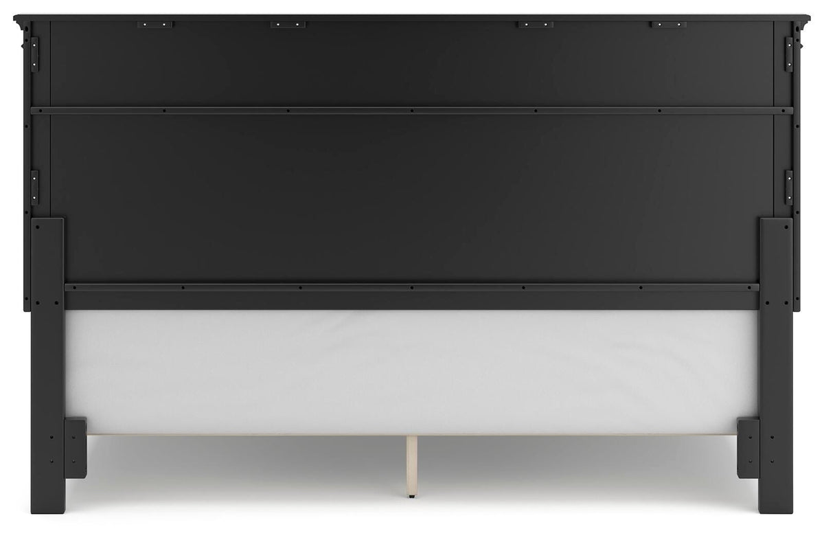 Lanolee Panel Bed, Dresser, Chest and 2 Nightstands (B687-SI) - Image 20