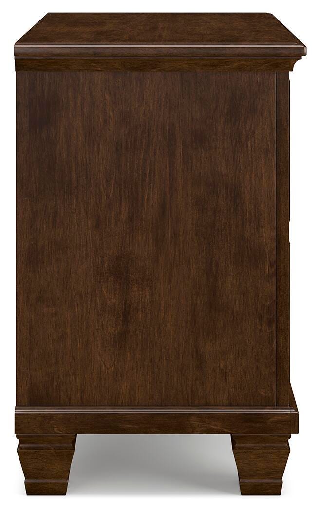 Danabrin Panel Bed, Dresser, Mirror and Nightstand - Brown  (B685-SI) - Image 24
