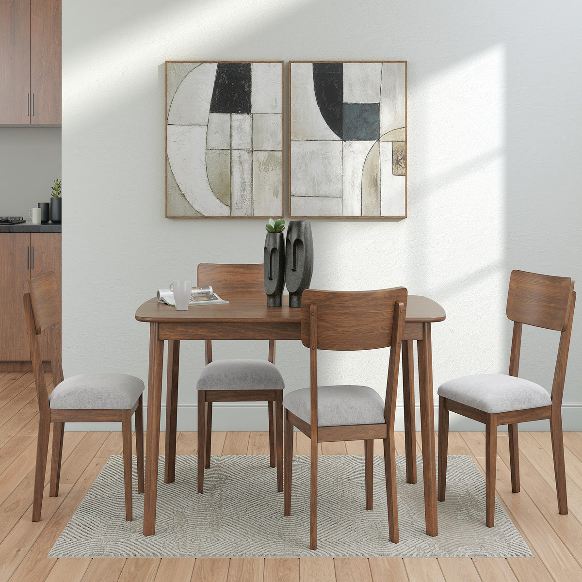Tameride Dining Table and 4 Chairs (Set of 5) (PCD609-SI) - Image 15