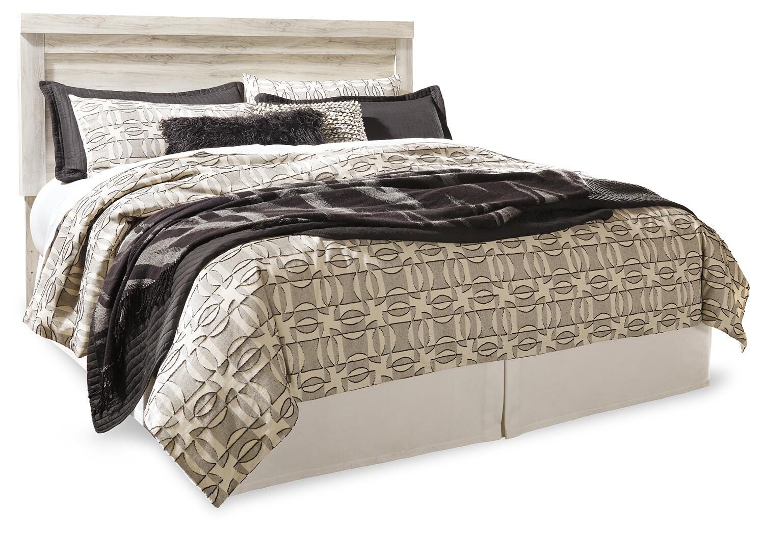 Bellaby Panel Storage Bed, Dresser, Mirror and Nightstand - Whitewash  (B331-SI) - Image 3