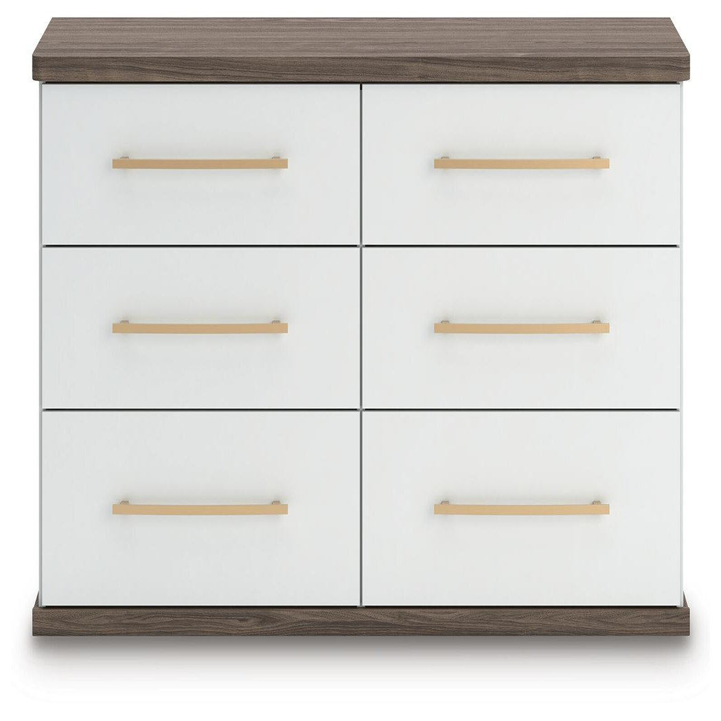 Kendanport Dresser and 2 Nightstands (PCB1108-SI) - Image 2