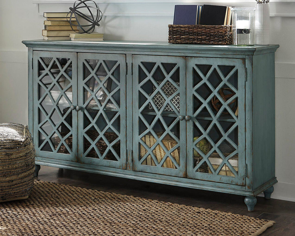Mirimyn Accent Cabinet - Antique Teal  (T505-SI) - Image 2