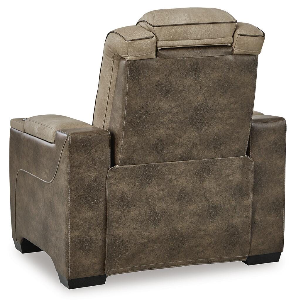 Next-Gen Durapella Power Reclining Loveseat with Console (22003-SI) - Image 4