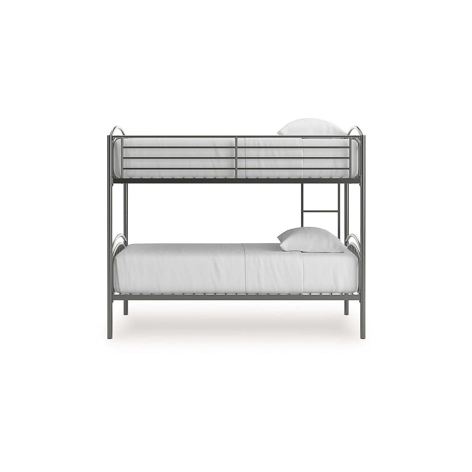 Lanceburg Twin over Twin Bunk Bed and 2 Mattresses (PCB400-SI) - Image 4