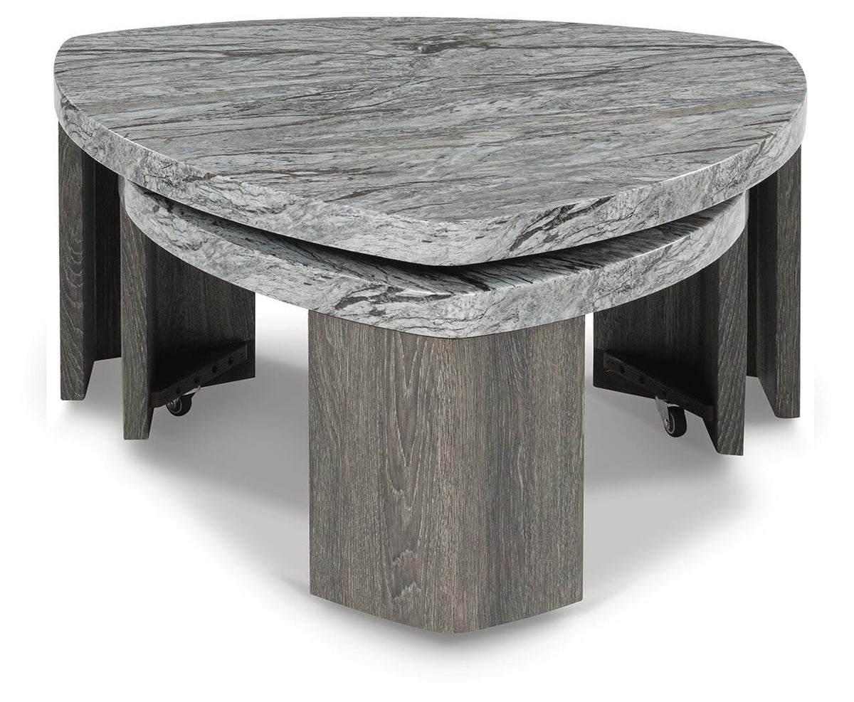 Surmour Coffee Table and End Table (T600-SI) - Image 2