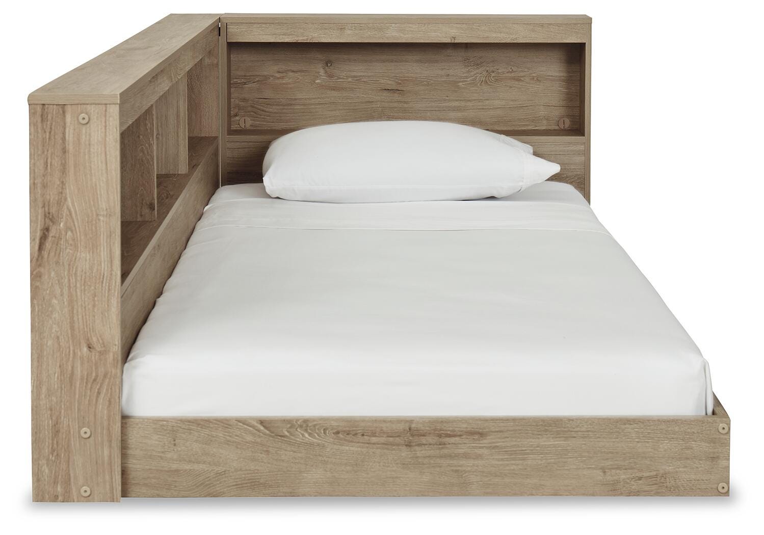 Oliah Bookcase Storage Bed (Youth) - Natural  (EB2270-SI) - Image 5