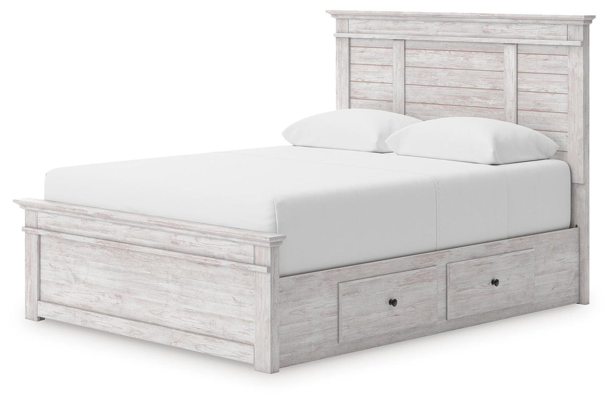Makidern Queen Panel Storage Bed (PCB1171-SI) - Image 2
