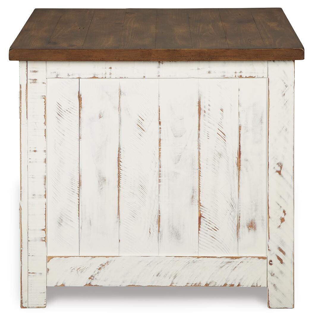 Wystfield Coffee Table and 2 End Tables - White/Brown  (T459-SI) - Image 5