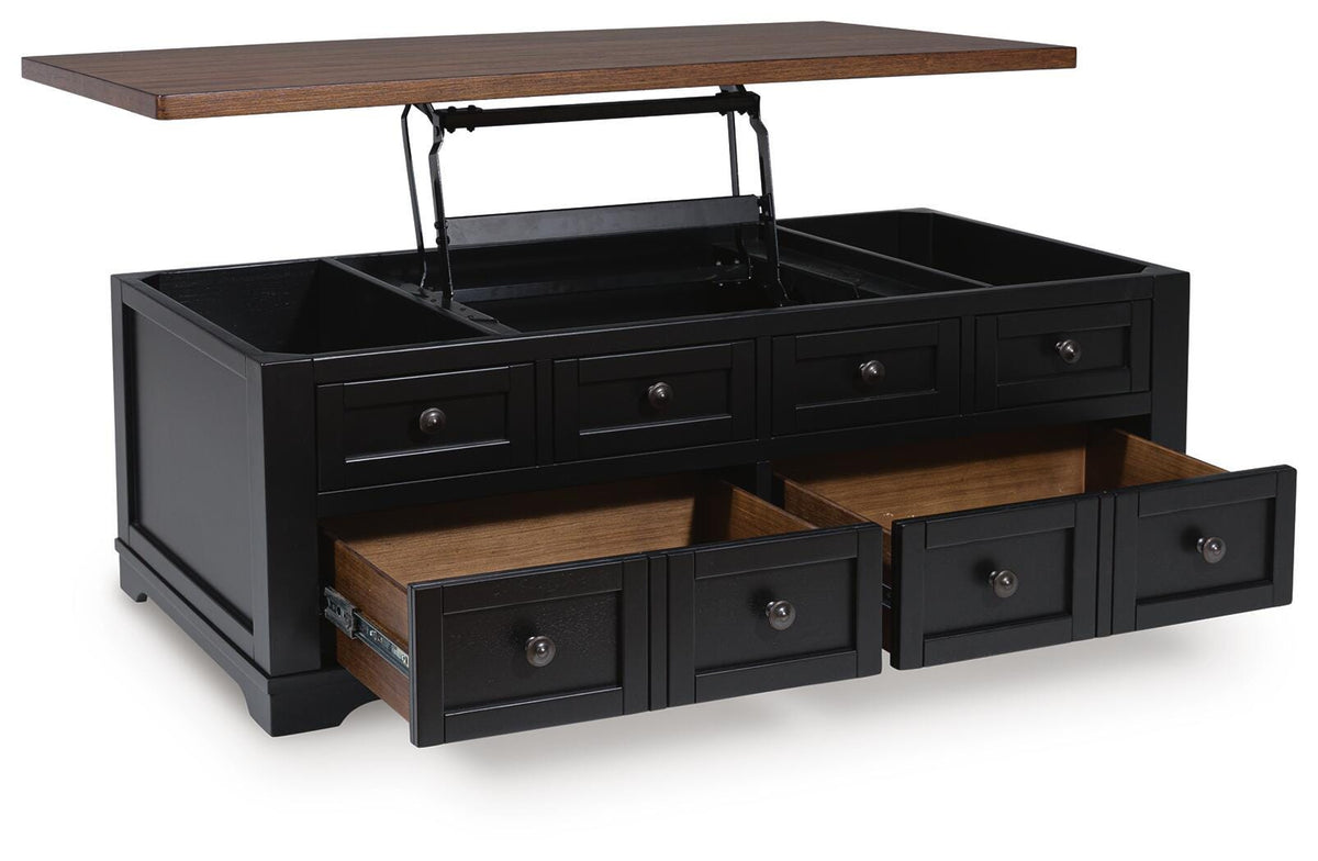 Wildenauer Lift-top Coffee Table and 2 Chairside End Tables (T664-SI) - Image 10