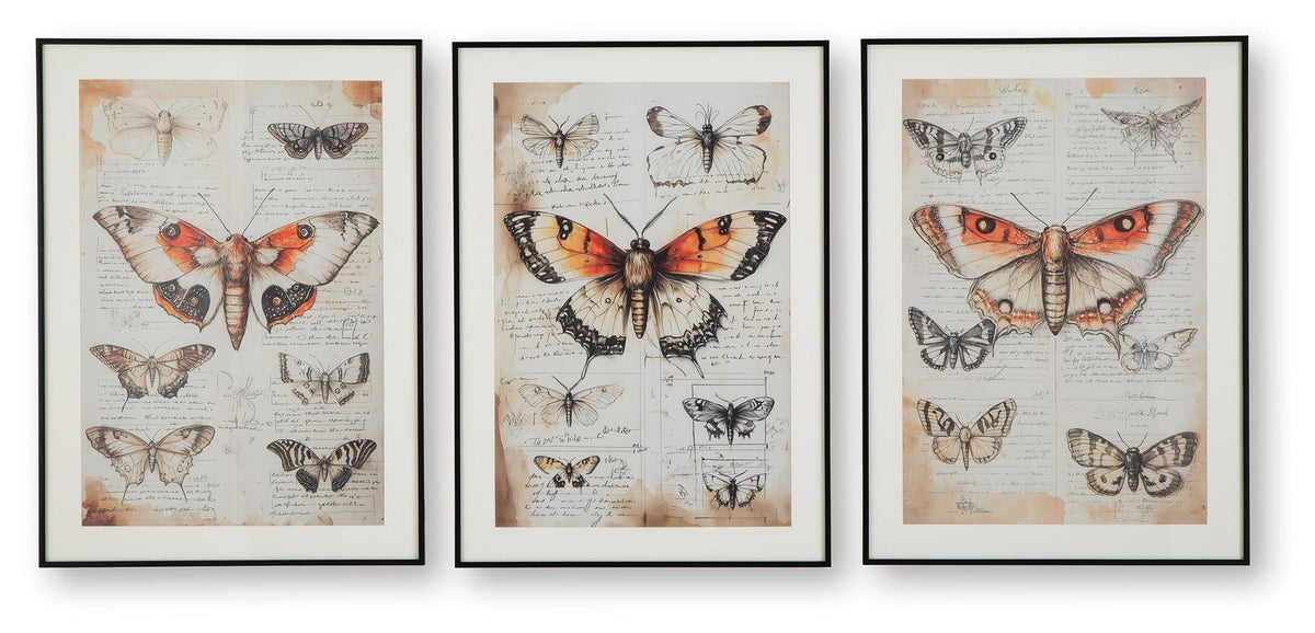 Jossletts Wall Art (Set of 3) (A8000490-SI)