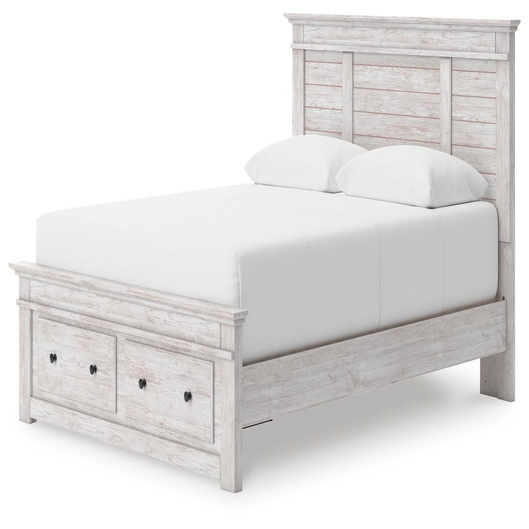 Makidern Queen Panel Storage Bed (PCB1171-SI) - Image 2
