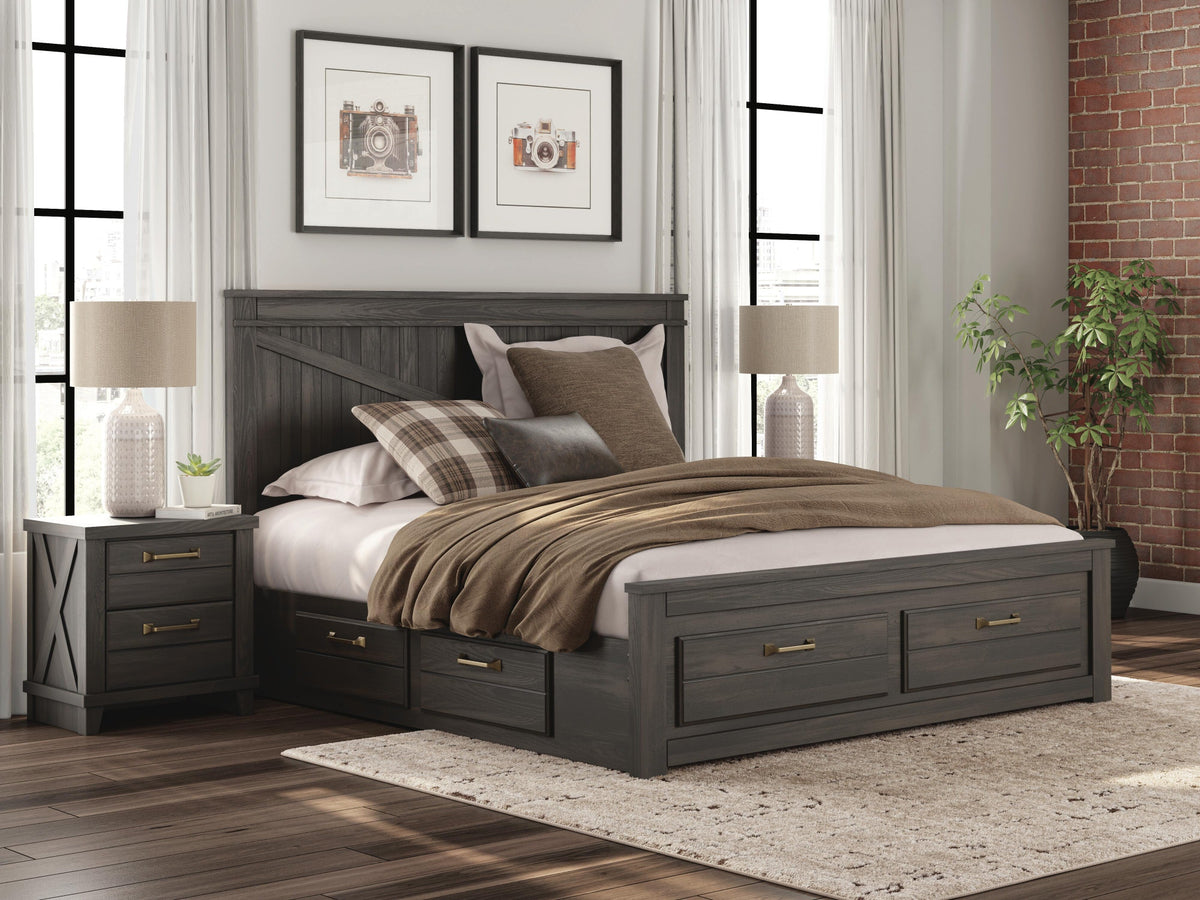 Vonitta Bay King Panel Storage Bed (PCB2648-SI) - Image 2
