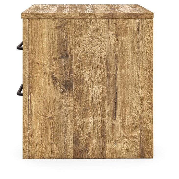Maystonna King Crossbuck Panel Bed, Dresser, Mirror and Nightstand (PCB1580-SI) - Image 21