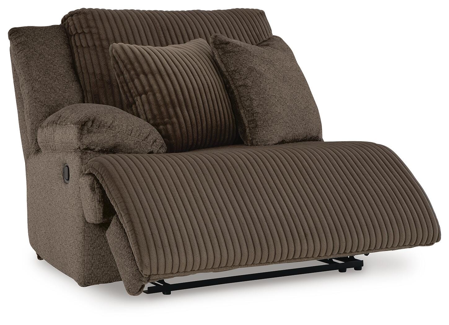 Top Tier 3-Piece Reclining Sofa Chaise Sectional (92705-SI) - Image 12