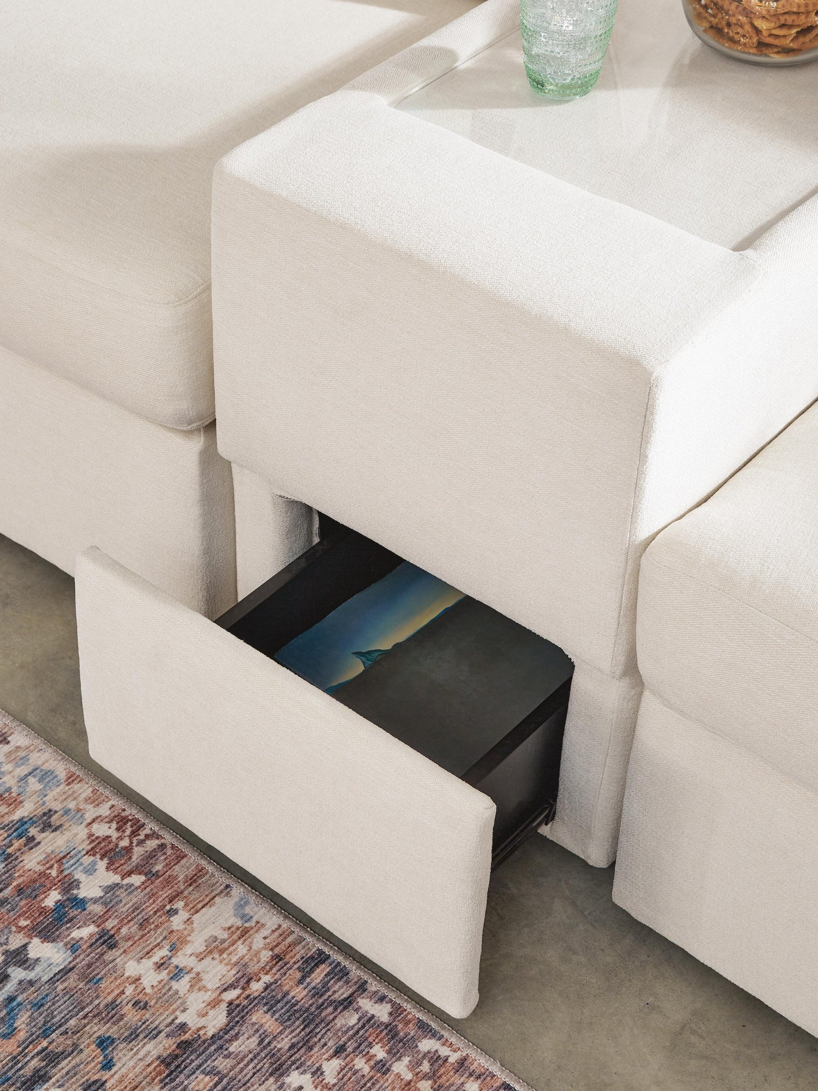 Modmax 6-Piece Sectional with Chaise and Ottoman (92103-SI) - Image 18